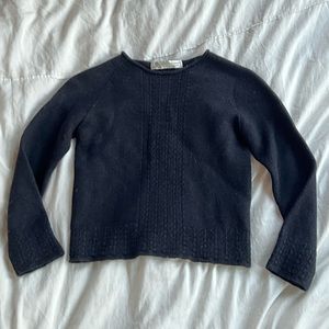 Monte Carlo WholeGarment pure black Wool sweater